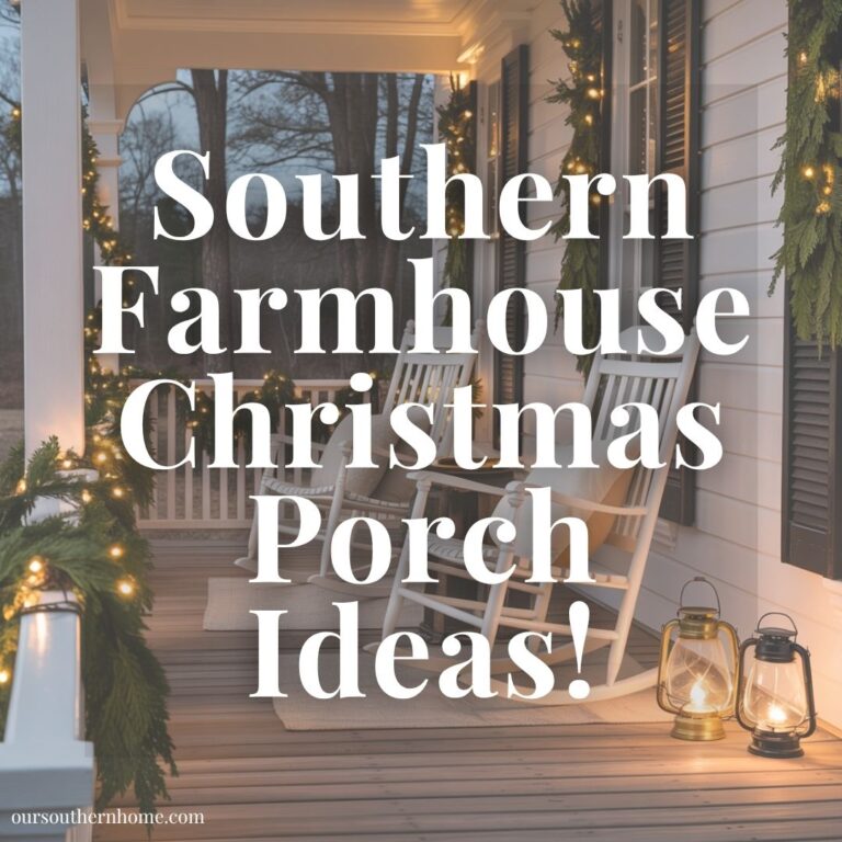 Southern Farmhouse Christmas Porch Ideas!