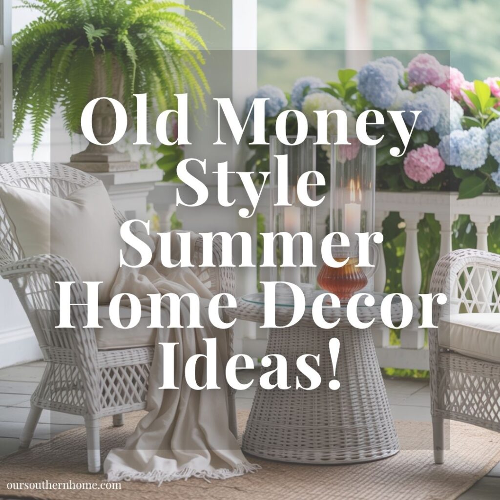Old Money Style Summer Home Decor Ideas!