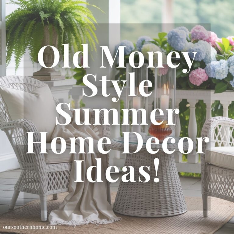 Old Money Style Summer Home Decor Ideas!