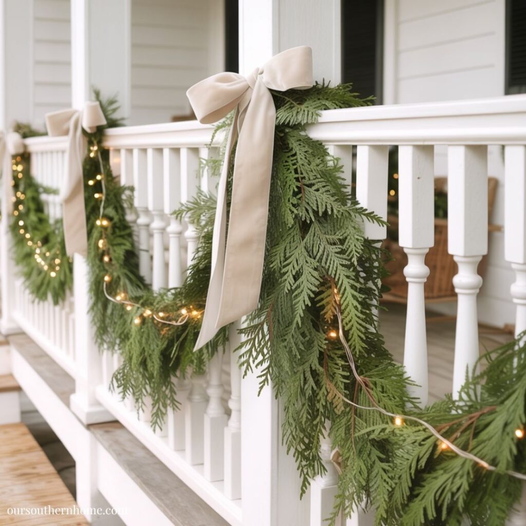 Southern Farmhouse Christmas Porch Ideas!