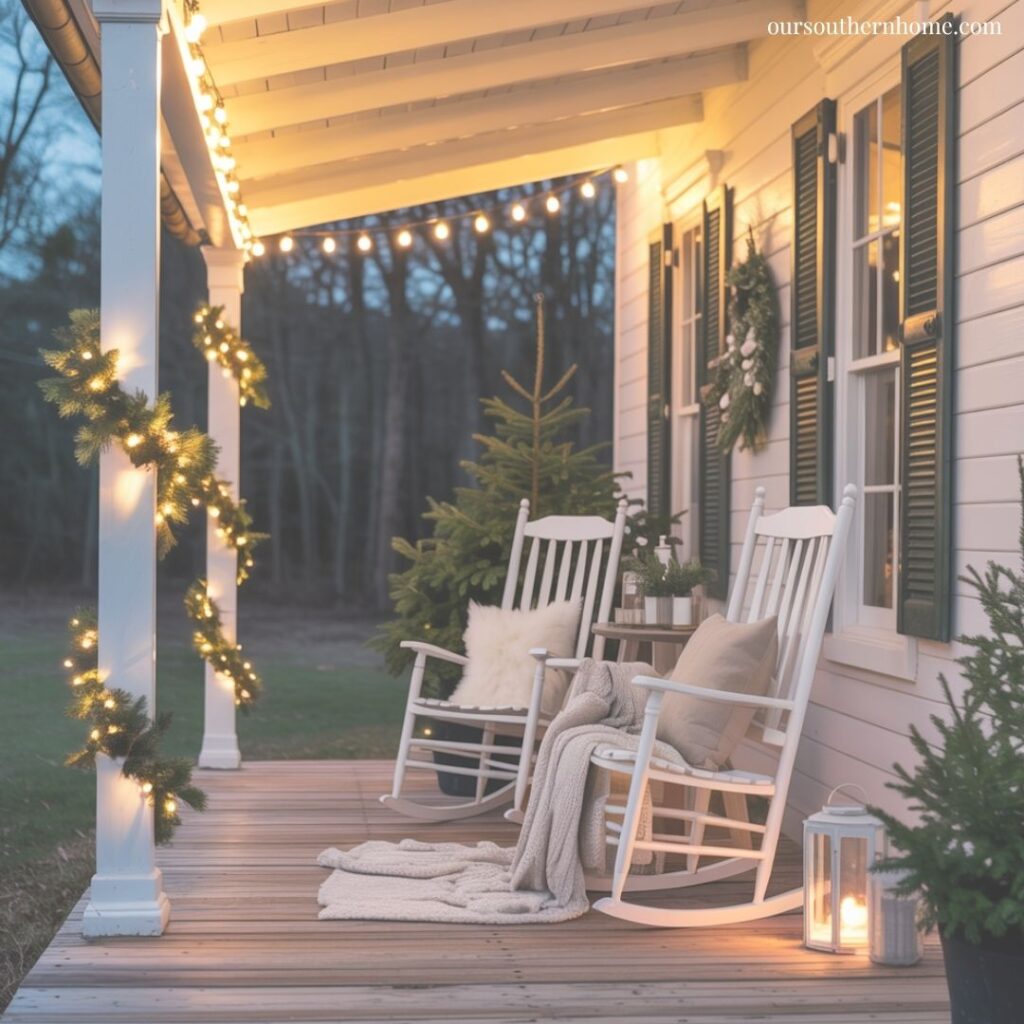 Southern Farmhouse Christmas Porch Ideas!